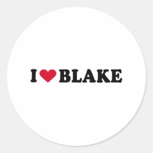 IK HOOP VAN BLAKE RONDE STICKER