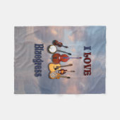 IK HOOP VAN BLUEGRASS FLEECE DEKEN (Voorkant (Horizontaal))