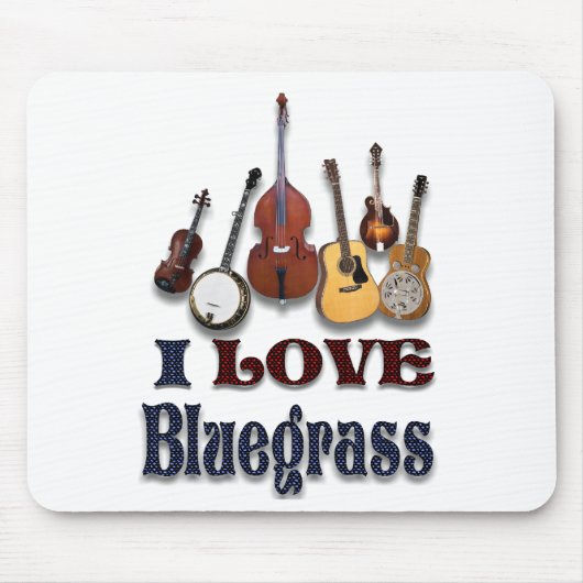 IK HOOP VAN BLUEGRASS MOUSEPAD MUISMAT (Voorkant)
