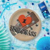 IK HOOP VAN BLUEGRASS PAPIEREN BORDJE (Feest)