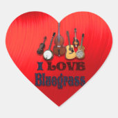 IK HOOP VAN BLUEGRASS - STICKER (Voorkant)