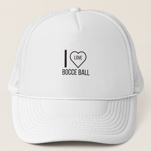 IK HOOP VAN BOCCE BALL TRUCKER PET (Voorkant)