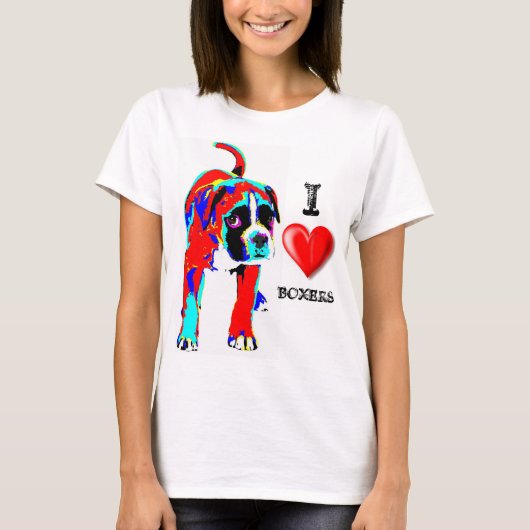 IK HOOP VAN BOXERS - HONDEN T-SHIRT (Voorkant)