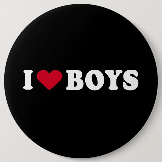IK HOOP VAN BOYS RONDE BUTTON 6,0 CM (Voorkant)