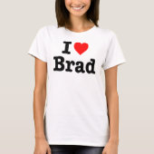 "IK HOOP VAN BRAD" T-SHIRT (Voorkant)