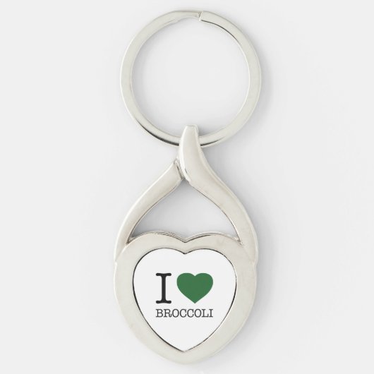 IK HOOP VAN BROCCOLI SLEUTELHANGER (Voorkant)