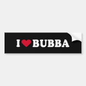 IK HOOP VAN BUBBA BUMPERSTICKER (Voorkant)