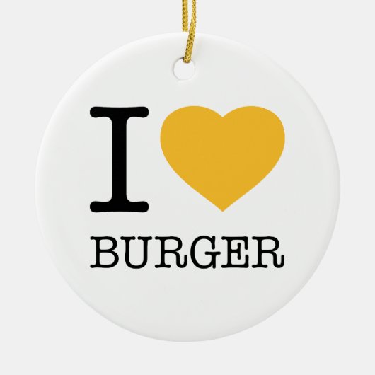IK HOOP VAN BURGER KERAMISCH ORNAMENT (Voorkant)