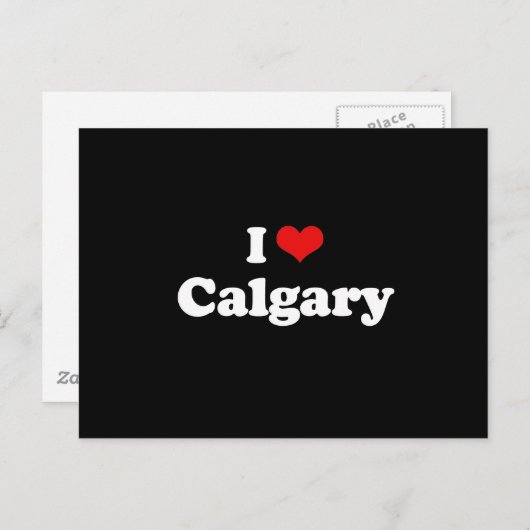 IK HOOP VAN CALGARY BRIEFKAART (Voorkant / Achterkant)