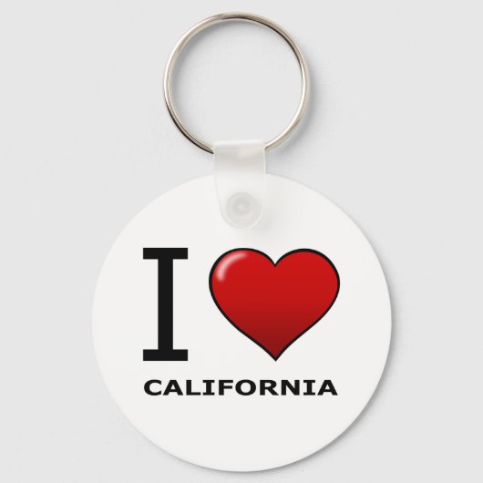 IK HOOP VAN CALIFORNIA SLEUTELHANGER (Voorkant)