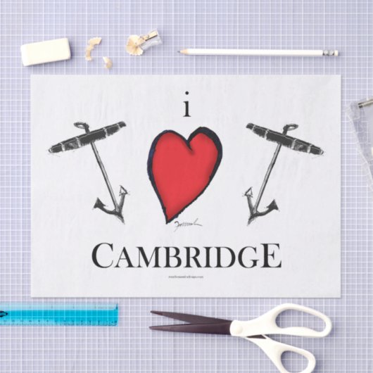 IK HOOP VAN CAMBRIDGE TISSUEPAPIER (Craft)