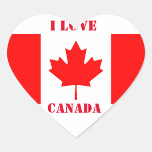 IK HOOP VAN CANADA HART STICKER