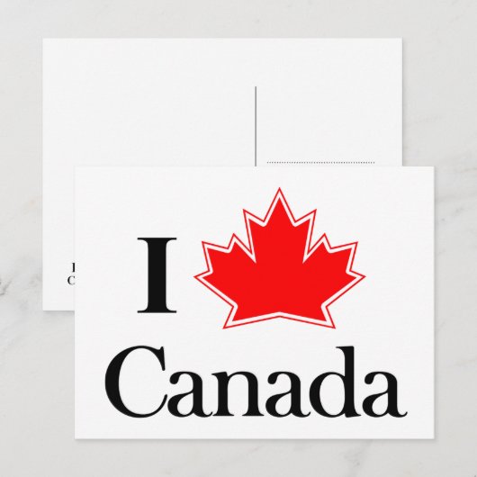 IK HOOP VAN CANADA POSTKAART (Voorkant / Achterkant)