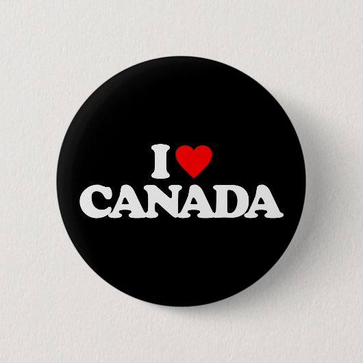 IK HOOP VAN CANADA RONDE BUTTON 5,7 CM (Voorkant)