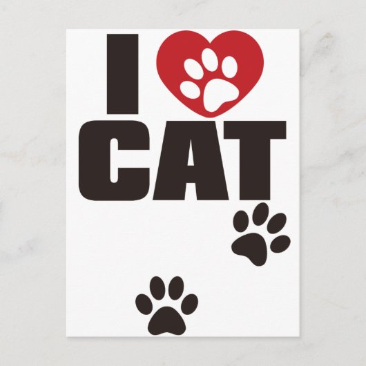 IK HOOP VAN CAT BRIEFKAART (Voorkant)