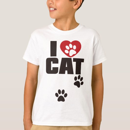 IK HOOP VAN CAT T-SHIRT (Voorkant)