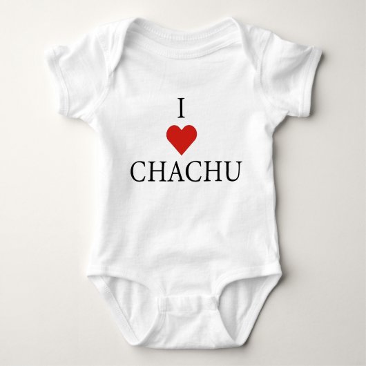 IK HOOP VAN CHACHU Baby Bodysuit (Voorkant)