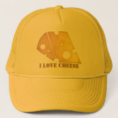 IK HOOP VAN CHEESE Trucker Hat Trucker Pet (Voorkant)