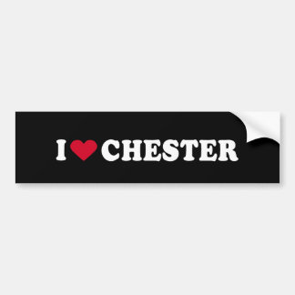 IK HOOP VAN CHESTER BUMPERSTICKER
