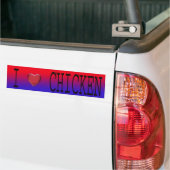 IK HOOP VAN CHICKEN BUMPERSTICKER (Op Truck)
