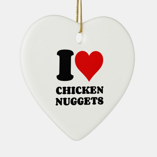 IK HOOP VAN CHICKEN NUGGGETS KERAMISCH ORNAMENT (Rechts)