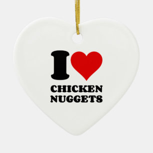 IK HOOP VAN CHICKEN NUGGGETS KERAMISCH ORNAMENT