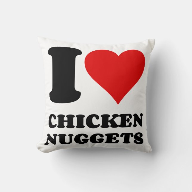 IK HOOP VAN CHICKEN NUGGGETS KUSSEN (Voorkant)