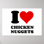 IK HOOP VAN CHICKEN NUGGGETS POSTER (Voorkant)