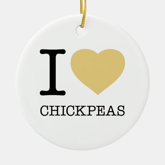 IK HOOP VAN CHICKPEAS KERAMISCH ORNAMENT (Voorkant)