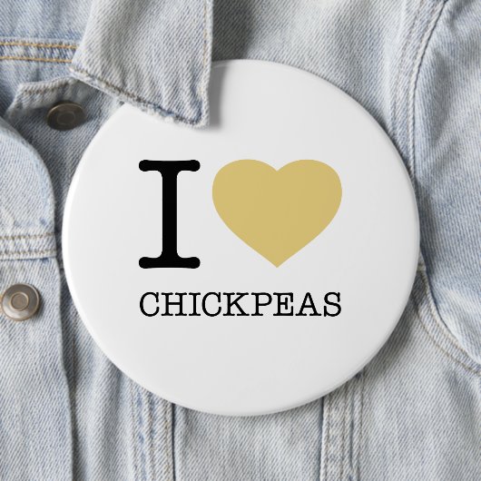 IK HOOP VAN CHICKPEAS RONDE BUTTON 6,0 CM (In situ)