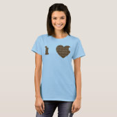IK HOOP VAN CHOCOLAAT T-SHIRT (Voorkant volledig)