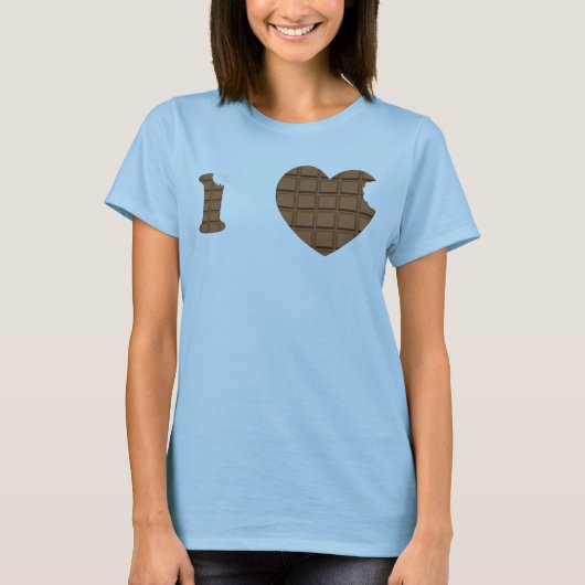 IK HOOP VAN CHOCOLAAT T-SHIRT (Voorkant)