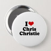 IK HOOP VAN CHRIS CHRISTIE RONDE BUTTON 4,0 CM (Voorkant /achterkant)