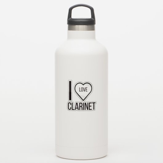 IK HOOP VAN CLARINET STICKER (Waterfles)