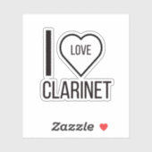 IK HOOP VAN CLARINET STICKER (Vel)