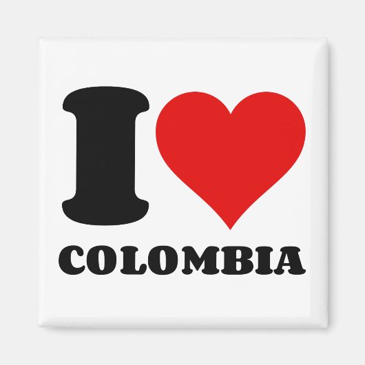 IK HOOP VAN COLOMBIA MAGNEET (Voorkant)