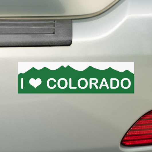 IK HOOP VAN COLORADO BUMPERSTICKER (Op auto)