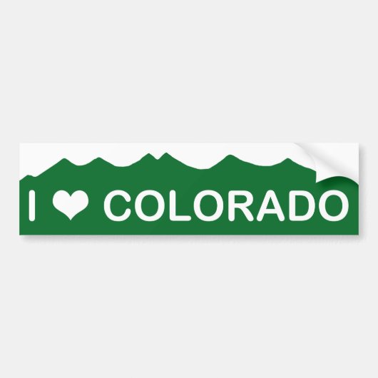 IK HOOP VAN COLORADO BUMPERSTICKER (Voorkant)