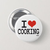 IK HOOP VAN COOKING RONDE BUTTON 5,7 CM (Voorkant /achterkant)