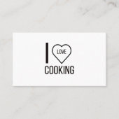 IK HOOP VAN COOKING VISITEKAARTJE (Voorkant)