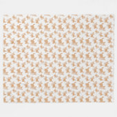 IK HOOP VAN CORGIS Fleece Blanket (Voorkant (Horizontaal))