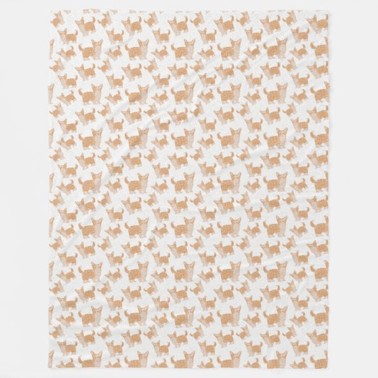 IK HOOP VAN CORGIS Fleece Blanket Deken (Voorkant)