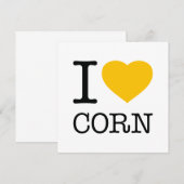 IK HOOP VAN CORN BEDANKKAART (Voorkant / Achterkant)