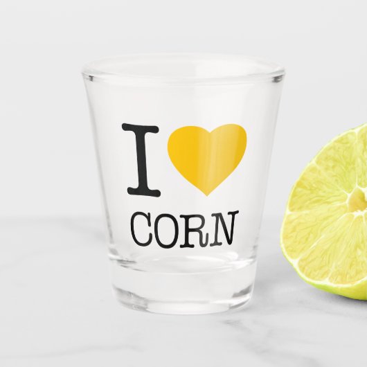 IK HOOP VAN CORN SHOT GLAS (Voorkant)