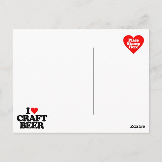 IK HOOP VAN CRAFT BEER BRIEFKAART (Achterkant)