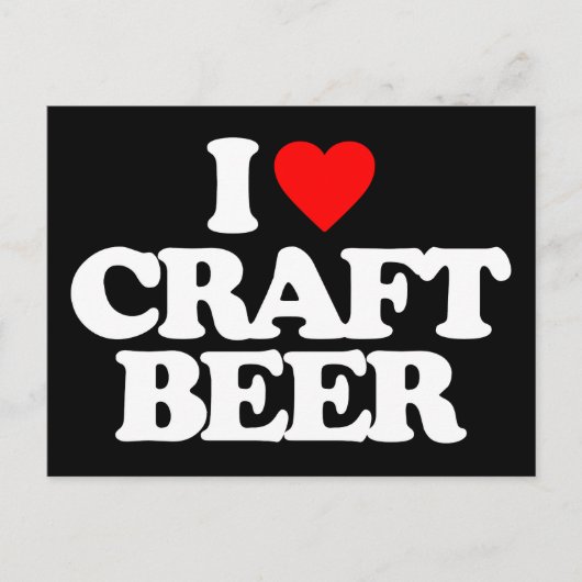 IK HOOP VAN CRAFT BEER BRIEFKAART (Voorkant)