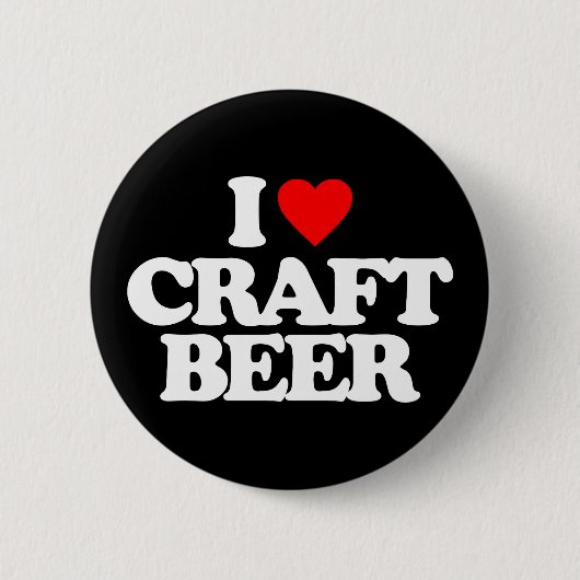 IK HOOP VAN CRAFT BEER RONDE BUTTON 5,7 CM (Voorkant)