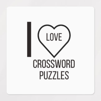 IK HOOP VAN CROSSWORD-PUZZZLES LABELS