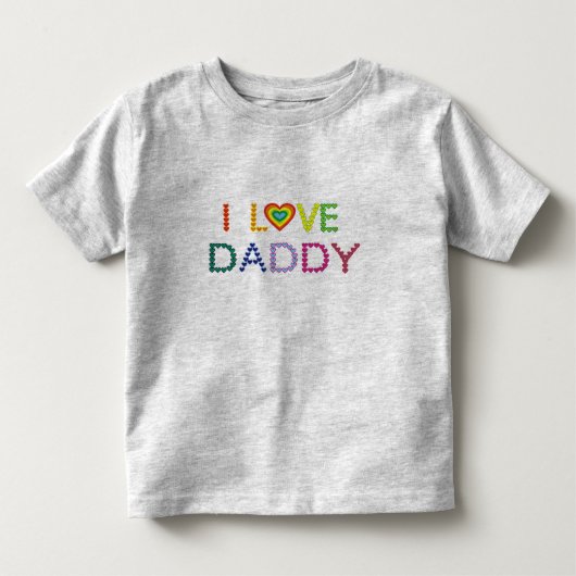 IK HOOP VAN DADDY KINDER SHIRTS (Voorkant)