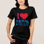 IK HOOP VAN DADDY Tri-Blend SHIRT (Voorkant)